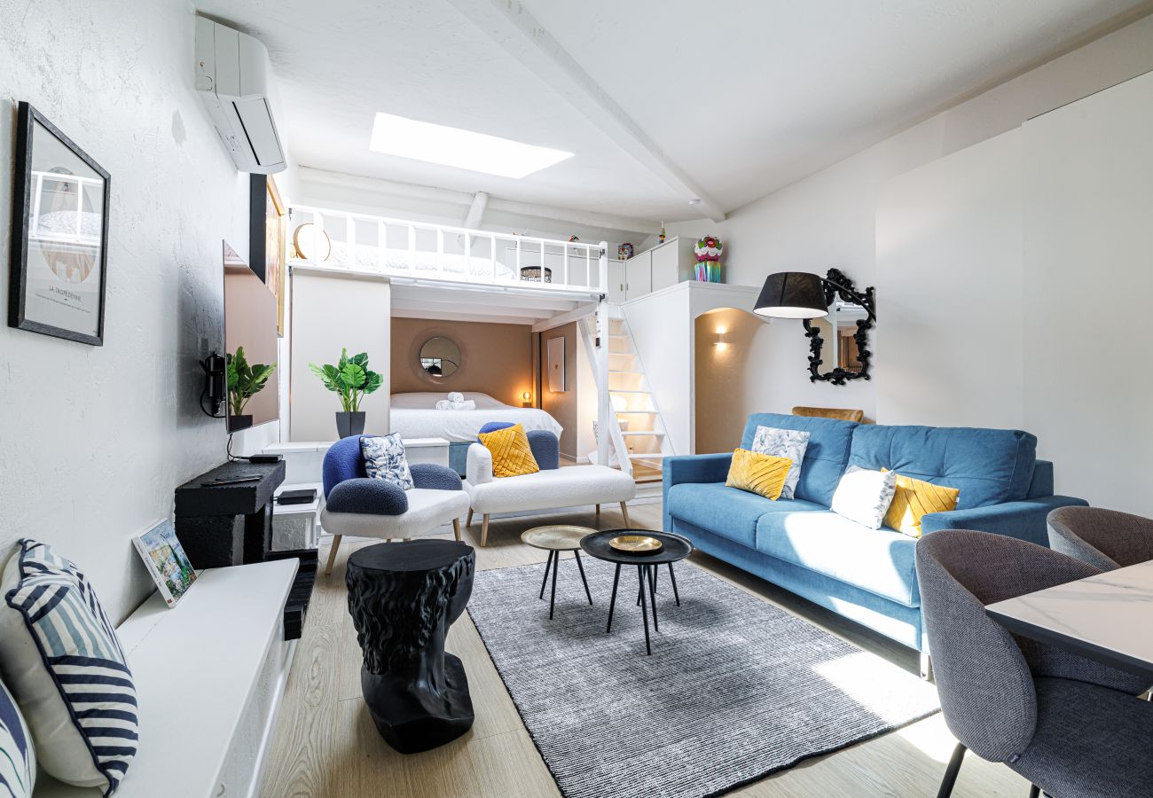 Appartement à Nice - Loft élégant - dernier étage – Port de Nice à pied