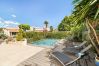 Appartement à Saint-Laurent-du-Var - T3 rez-de-jardin, plancha, jardinet & piscine