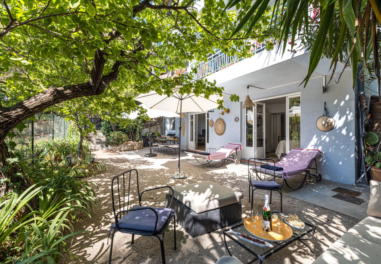 Apartment in Villefranche-sur-Mer - Magnificent garden floor - Seaside - 3 bedrooms